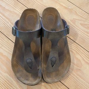 Dark brown Birkenstock Gizeh size 39